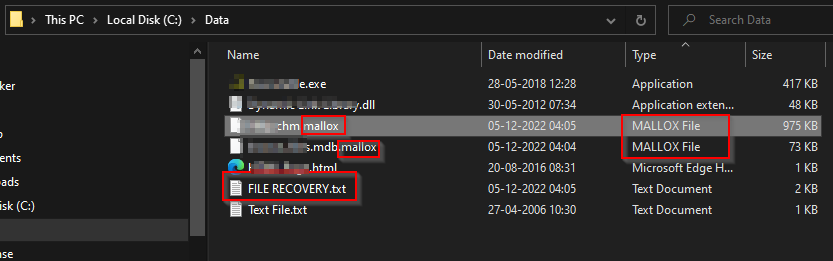 TargetCompany Ransomware Bites Harder With 'Mallox' Extension 44 Mallox 3