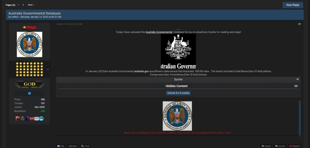 Australian Government Website Data Breach, 500 Files Allegedly Exposed 39 Australian Government Website