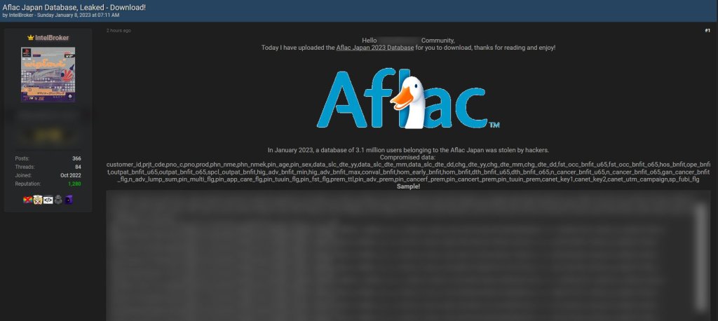 ATTACK ON INSURERS: Zurich Insurance and Aflac faces data breach 43 Fl8JvJ5aMAcYe5E