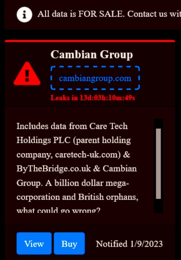 AvosLocker Ransomware Targets UK’s Children Health Specialist Cambian Group 39 MicrosoftTeams image 50