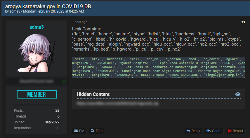 Yet Another COVID-19 Patient Data Breached in India, This Time Hospital Records In and Around Bangalore 39 Covid patient data breach