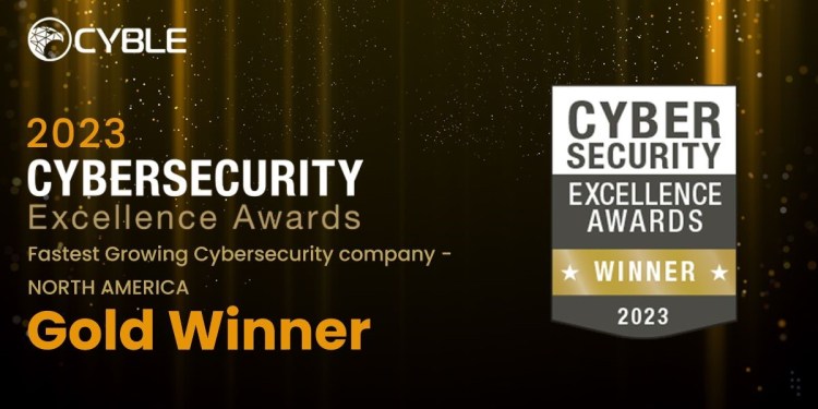 Cybersecurity Excellence Awards: Cyble Rated Fastest Growing Cybersecurity Company 37 Cybersecurity Excellence Awards