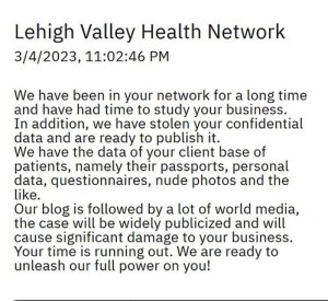Lehigh Valley Health Network Data Breach Victim Files Class Action Lawsuit 42 Lehigh Valley Health Network Data Breach