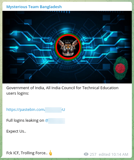 AICTE Cyberattack