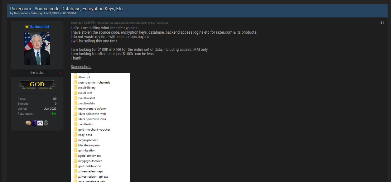 Razer Cyber Attack: Gaming Hardware Giant Faces Data Breach 39 Razer Cyber Attack