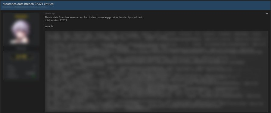 Broomees Data Leak Could Possibly Put 22000 Users at Risk! 41 data breach twt