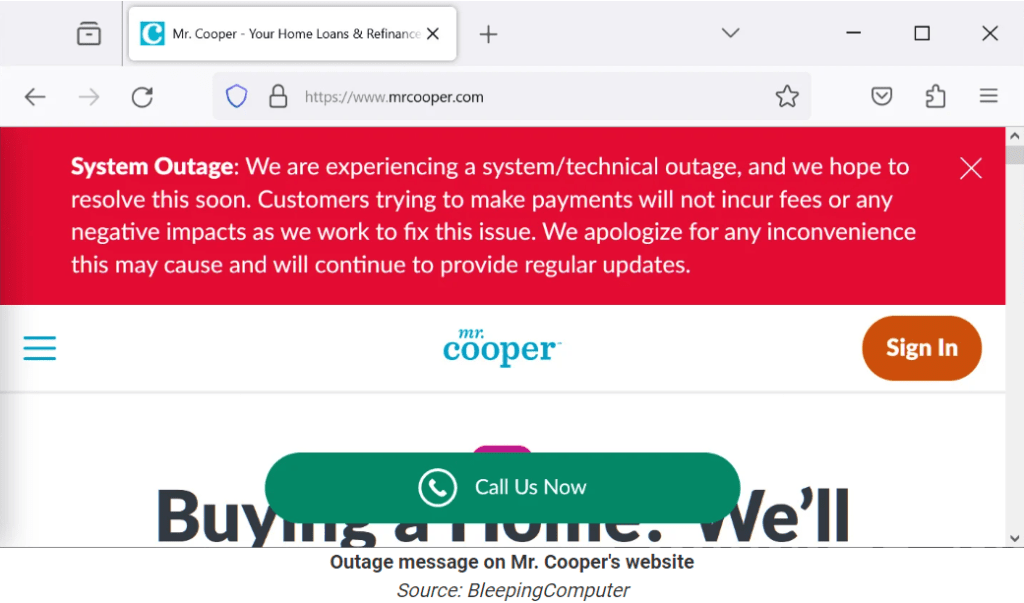 Cyberattack Strikes $937 Billion Mortgage Titan Mr. Cooper, Triggers Disruption 40 cyberattack on mr. cooper 1