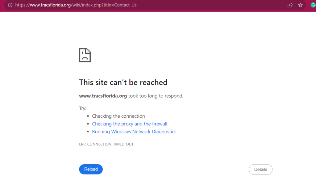 ALPHV/BlackCat Claims Cyberattack on TraCS Florida, Website Outage Raises Doubts 39 TraCS Florida cyberattack