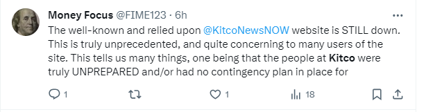 Kitco.com Hit by Cyberattack, Online Platform Temporarily Offline 44 Cyberattack on Kitco