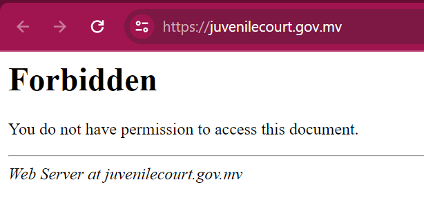 Maldivian Juvenile Court Website Hacked Amid India-Maldives Cyber Spat 40 Maldivian Juvenile Court website