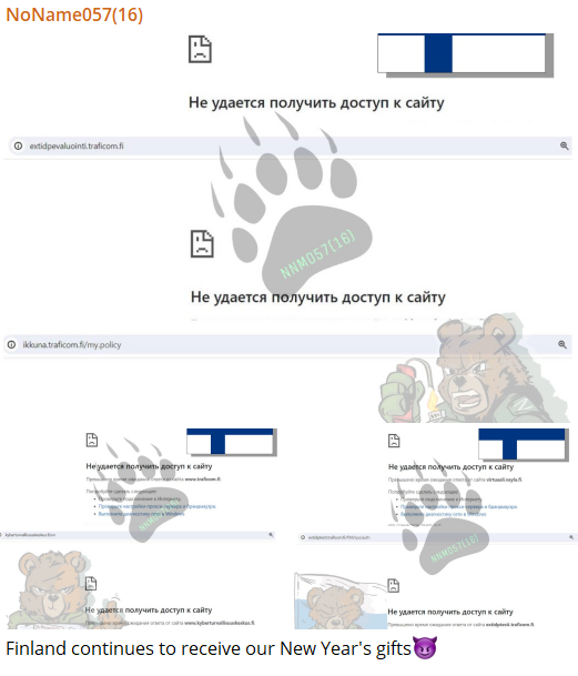 Alleged DDoS Rampage: NoName Targets Multiple Finnish Organizations 41 noname cyberattacks on finland