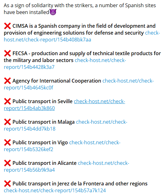 NoName Hacker Group Strikes Spanish Websites in Solidarity with Farmer Protests 45 Cyberattack on Spanish Website
