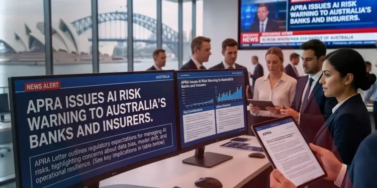 Australia’s APRA Issues AI Risk Warning to Banks and Insurers 37 APRA AI risk warning