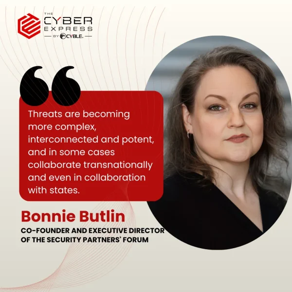 Bonnie Butlin, Co-Founder and Executive Director of the Security Partners Forum