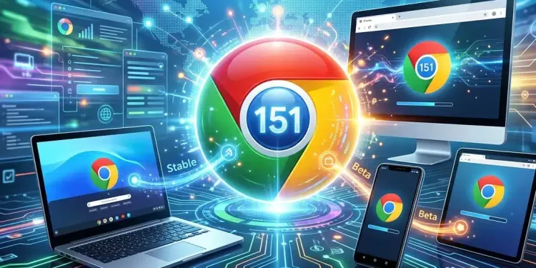 Google Rolls Out Chrome 151 Beta and Early Stable Updates 37 Chrome Beta