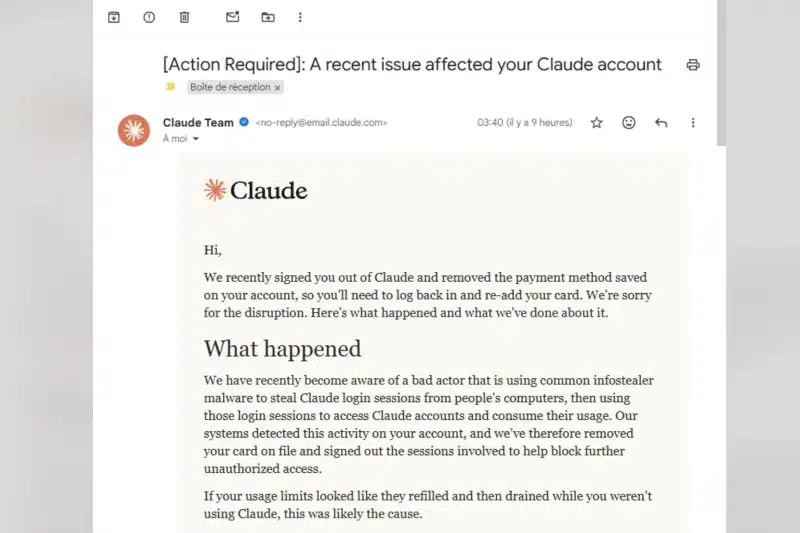 Anthropic Warns Commodity Infostealers Are Hijacking Claude Sessions to Drain Paid Usage 5 A session cookie depicted as a key being stolen from a browser window while a two-factor authentication prompt sits bypassed, illustrating Claude session hijacking by infostealer malware.
