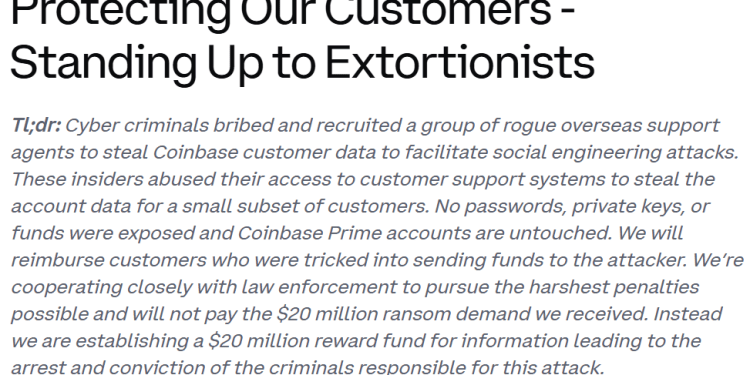 Coinbase Details Insider Data Theft in Remarkable Disclosure 37 Coinbase Insider Data Theft