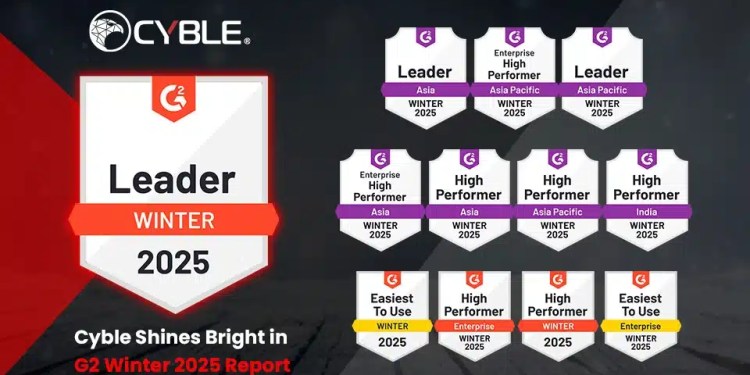 Cyble Dominates G2 Winter 2025 Report as a Leader Across Various Verticals of Cybersecurity 37 Cyble