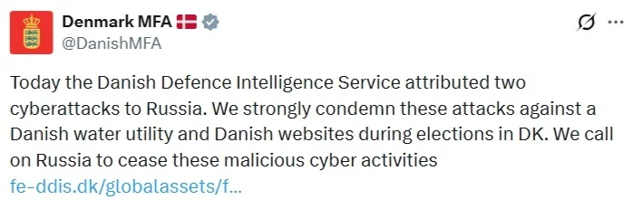 Denmark Cyberattack