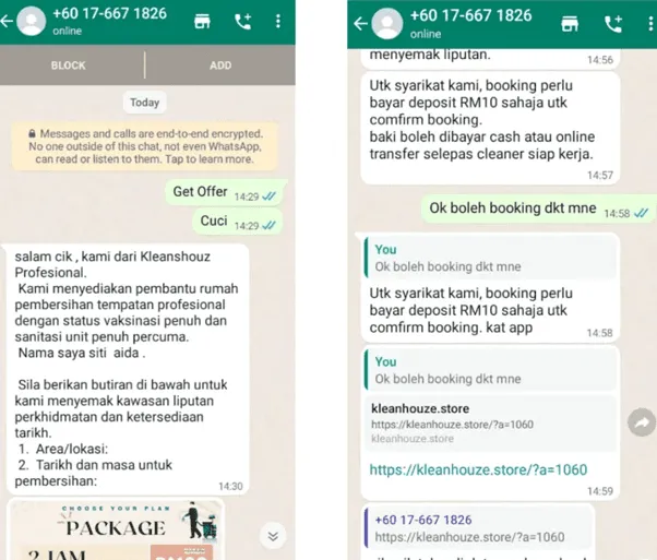 Fake E-Shop Campaign