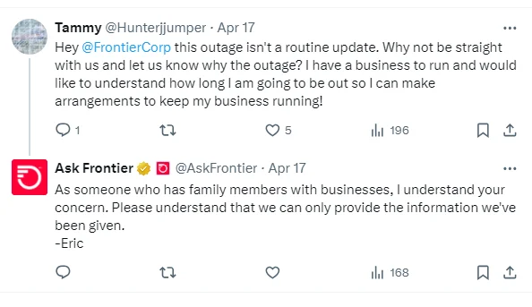 Frontier Hit by Cyberattack, Customer Data Potentially Exposed 43 Cyberattack on Frontier Communications
