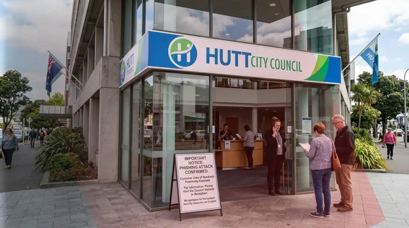 Hutt City Council phishing attack