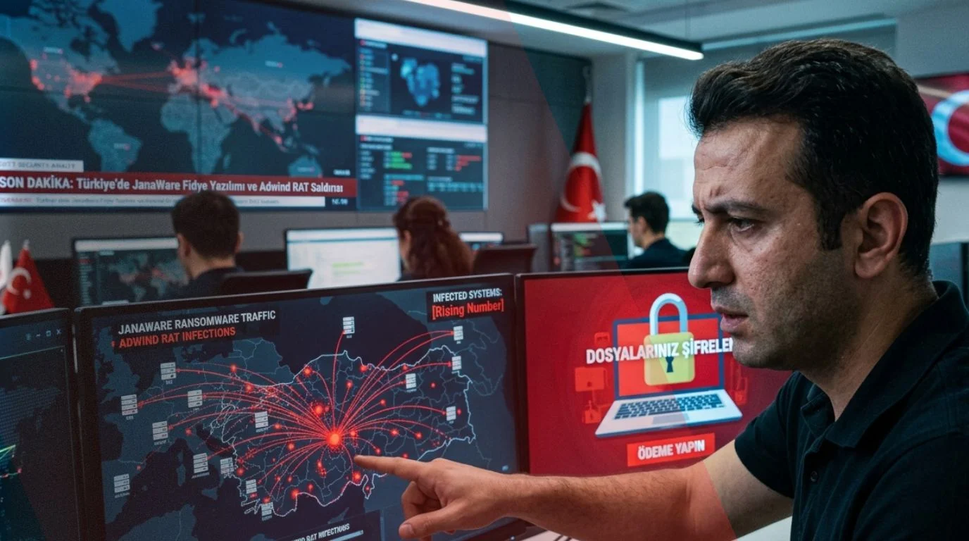 JanaWare Ransomware Targets Turkish Users Through Adwind RAT Campaign 2 JanaWare Ransomware Targets Turkish Users