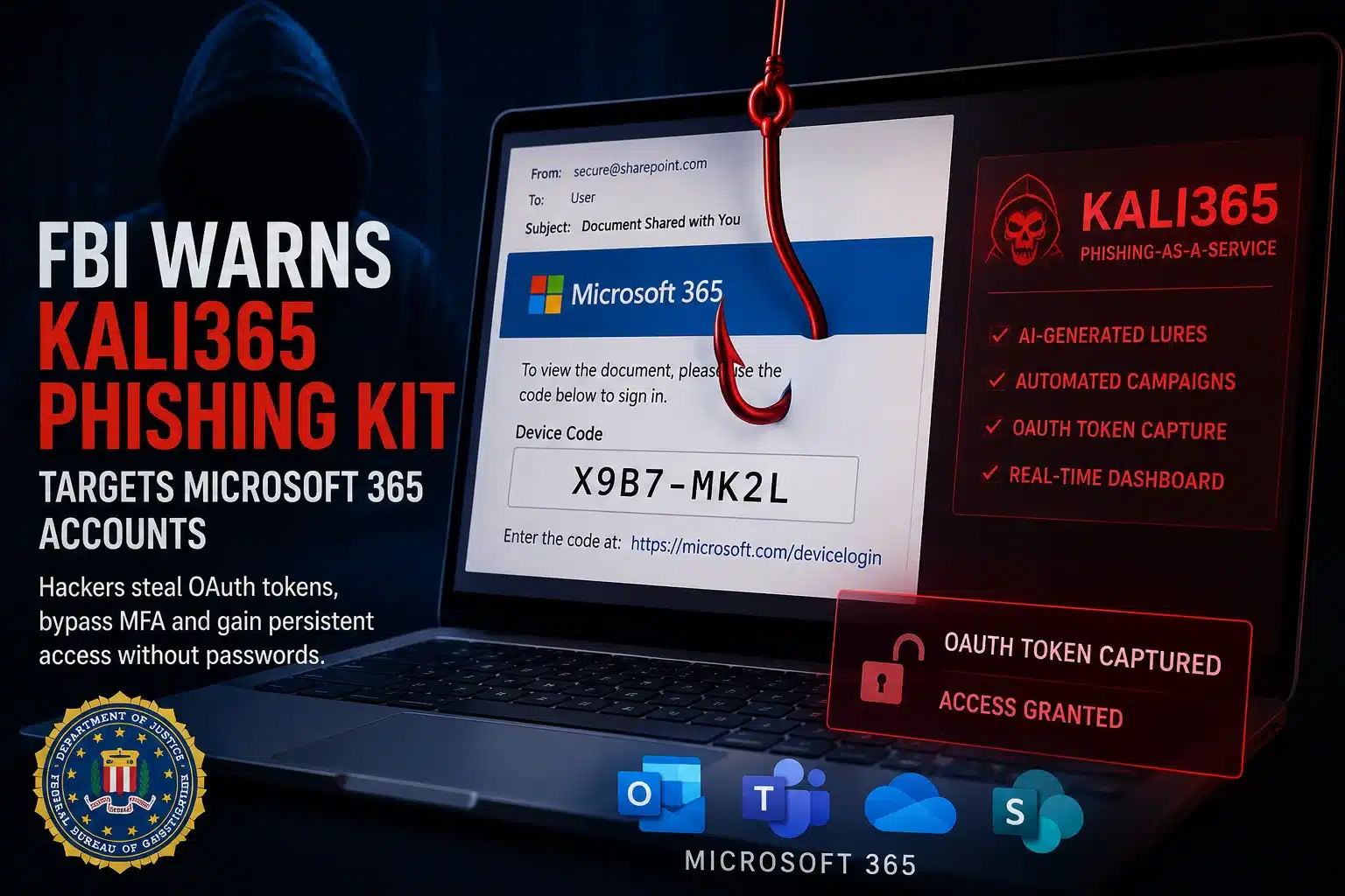 FBI Flags Kali365 as New Phishing Threat Targeting Microsoft 365 Users 3 Kali365 Phishing Kit