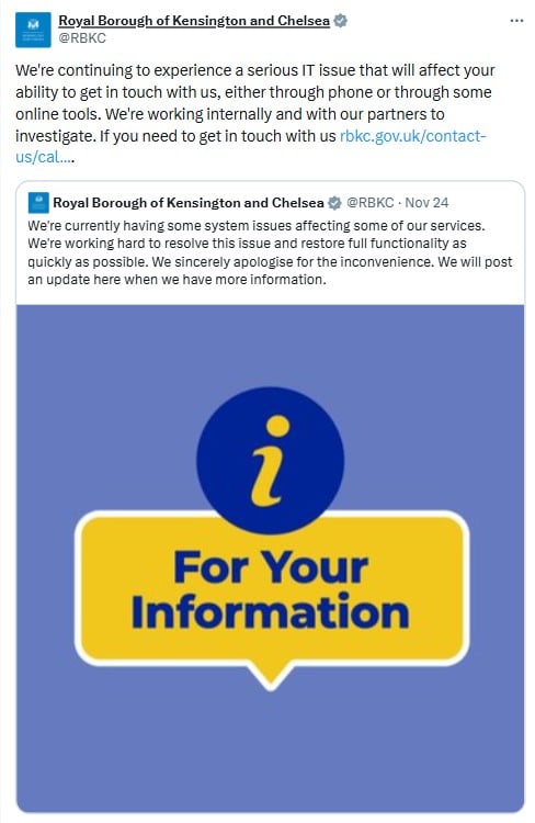 London Councils Hit By Major Cybersecurity Incident 2 London Councils Cyberattack