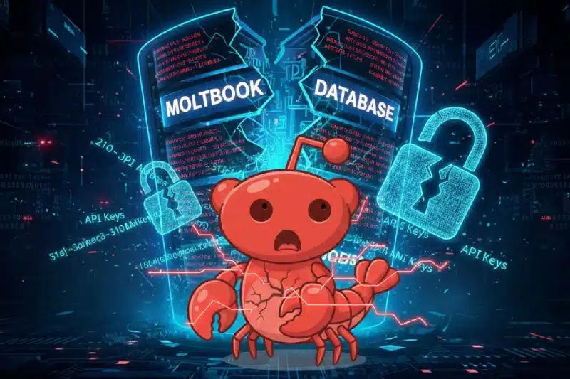 AI-Coded Moltbook Platform Exposes 1.5 Mn API Keys Through Database Misconfiguration 1 Moltbook, AI Agent, Database Leak, API Keys Leak, API Keys,