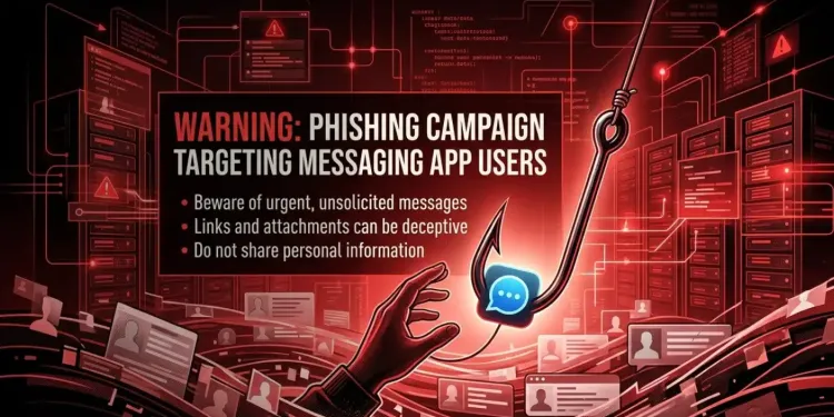 CISA, FBI Warn of Phishing Campaign Targeting Messaging App Users 39 Phishing Campaign Targeting Messaging Apps Users
