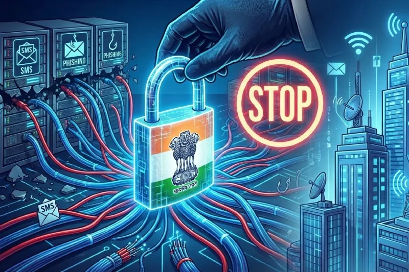 India Dismantles 'Phishing SMS Factory' Infrastructure Sending Lakhs of Fraud Messages Daily 4 Phishing SMS Factory, CBI, Phishing, Operation Chakra-V, Cyber Fraud, SMS Fraud