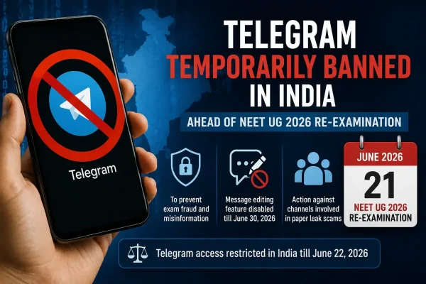 Why India Temporarily Blocked Telegram Ahead of NEET UG 2026 39 Telegram Ban in India Ahead of NEET UG 2026