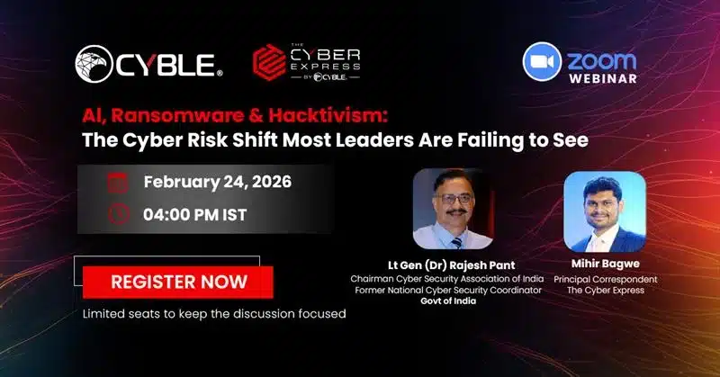 Lt Gen (Dr) Rajesh Pant to Lead Webinar on AI-Driven Cyber Threats — Register Free Now 3 ai cybersecurity webinar February 2026