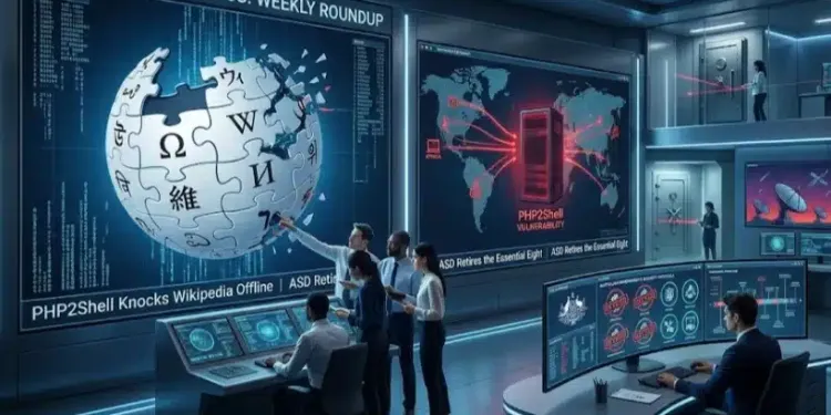 The Cyber Express Weekly Roundup: PHP2Shell Knocks Wikipedia Offline, ASD Retires the Essential Eight and More 37 weekly roundup October 23